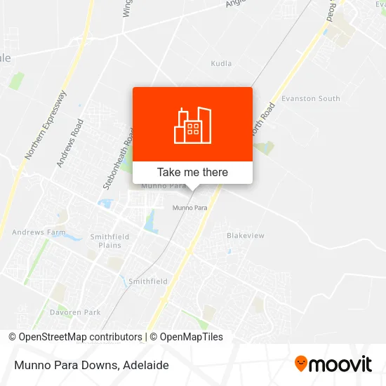 Munno Para Downs map