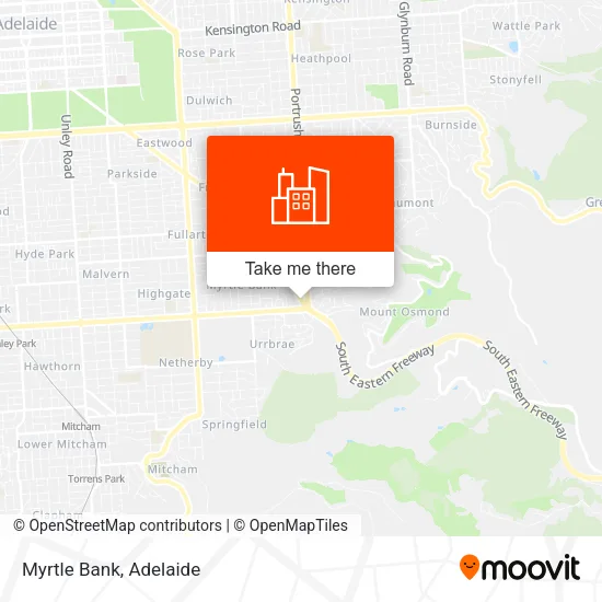 Myrtle Bank map