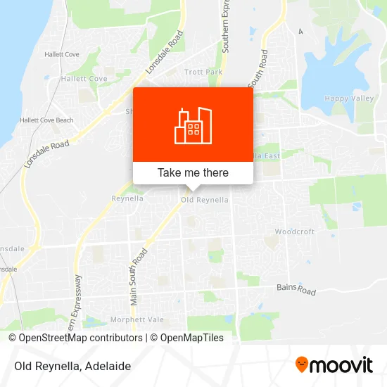 Old Reynella map