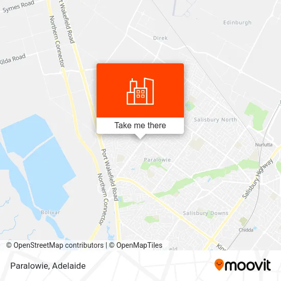 Paralowie map
