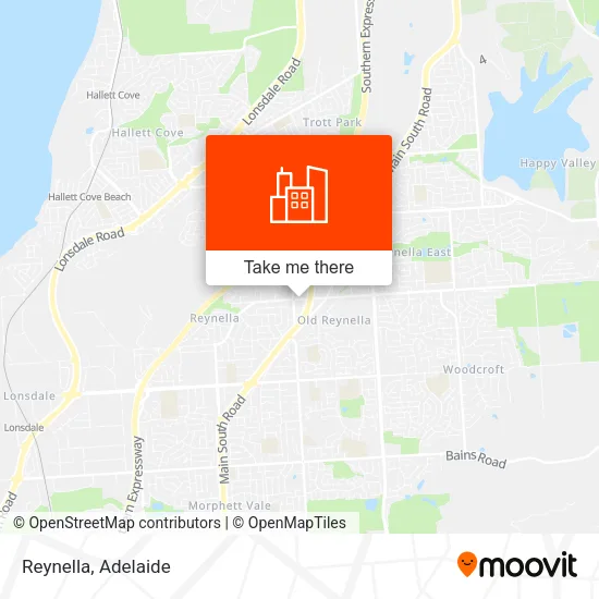 Reynella map