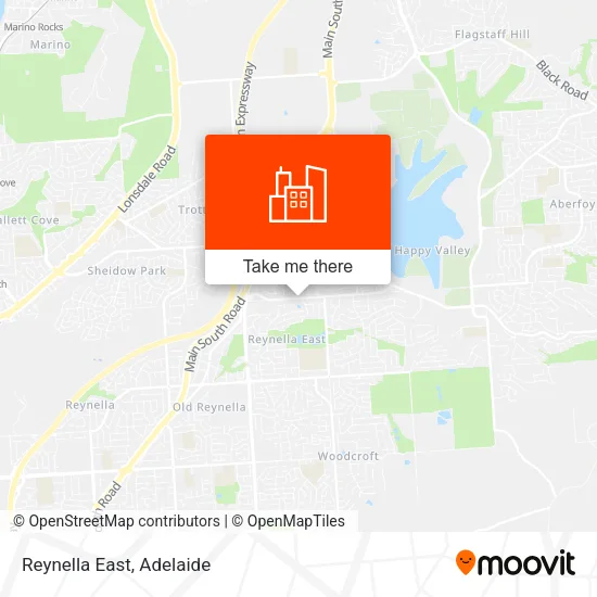 Reynella East map