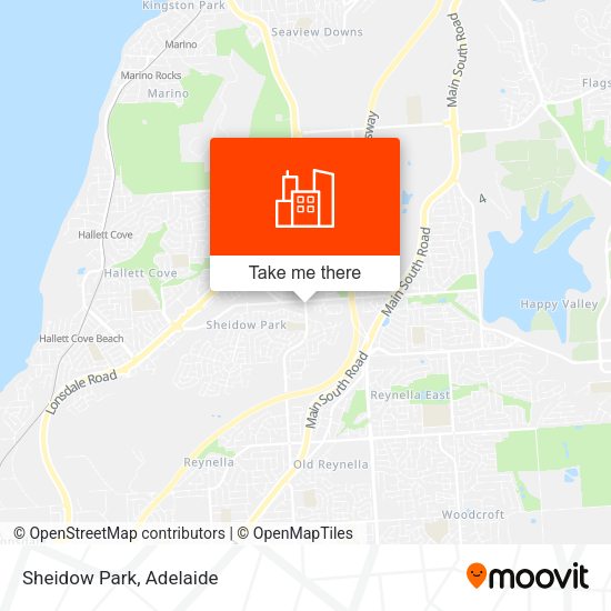 Sheidow Park map