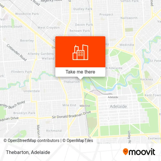 Thebarton map