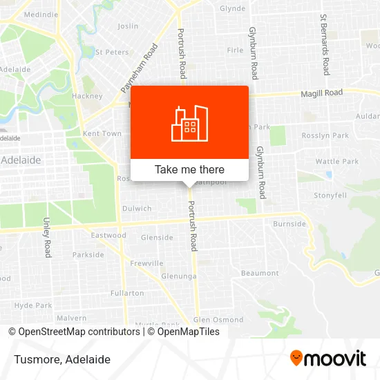 Tusmore map