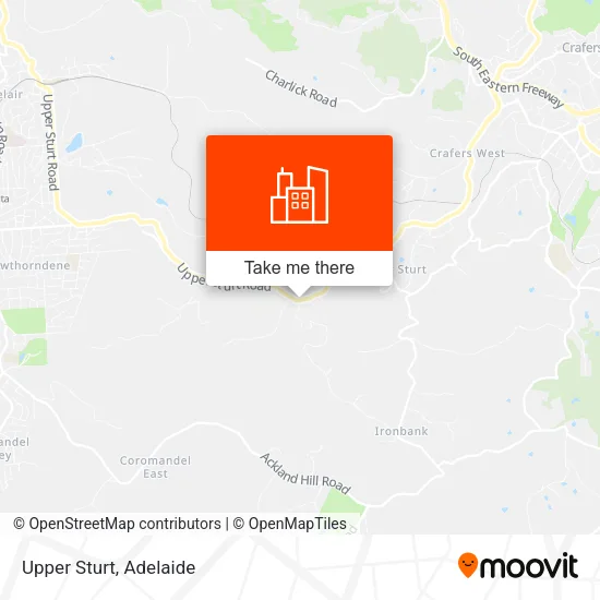 Upper Sturt map