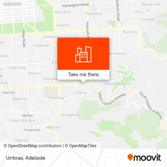Urrbrae map