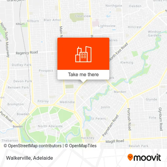 Walkerville map