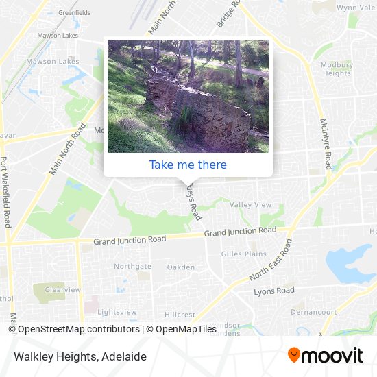 Mapa Walkley Heights