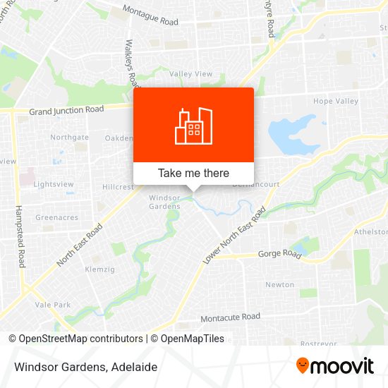 Windsor Gardens map