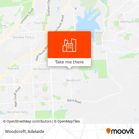 Woodcroft map