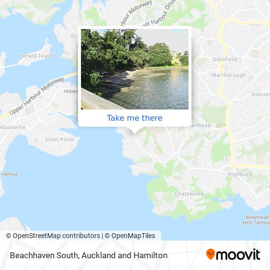 Beachhaven South map