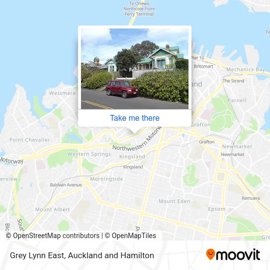 Grey Lynn East map