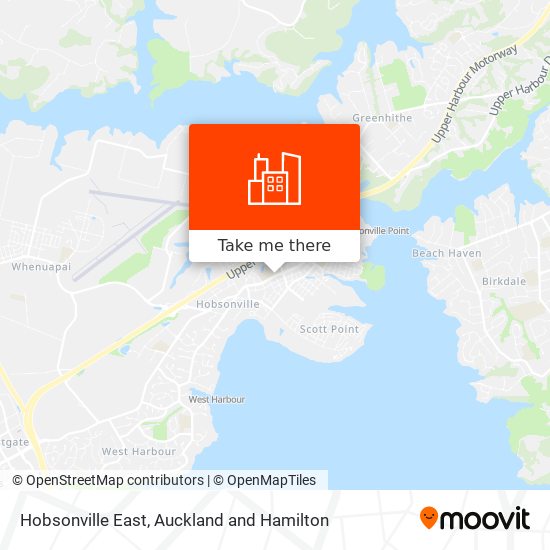 Hobsonville East map