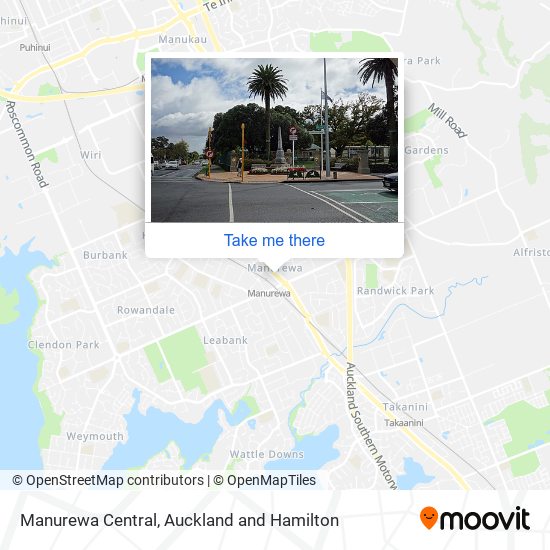 Manurewa Central map