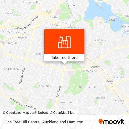 One Tree Hill Central map