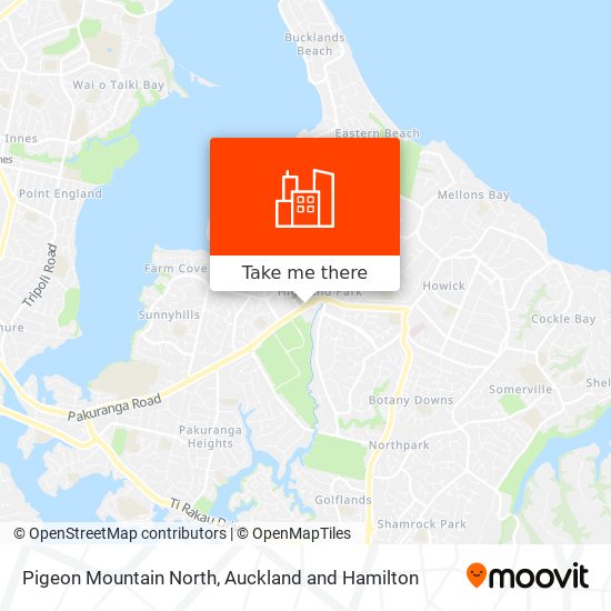 Pigeon Mountain North map