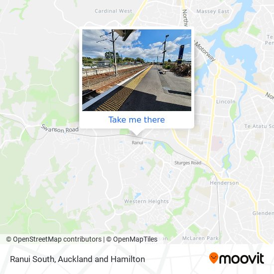 Ranui South map