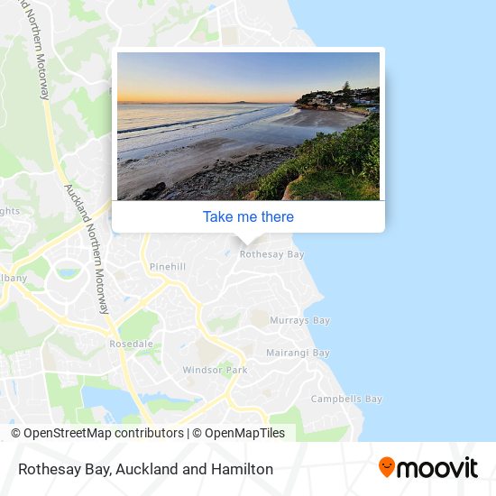 Rothesay Bay map