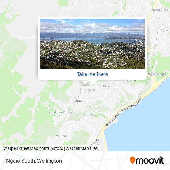 Ngaio South map