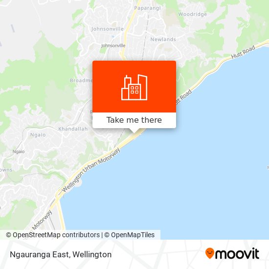 Ngauranga East map