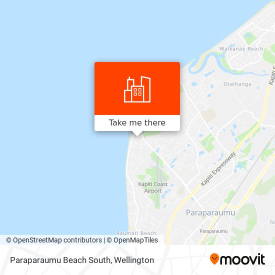 Paraparaumu Beach South map