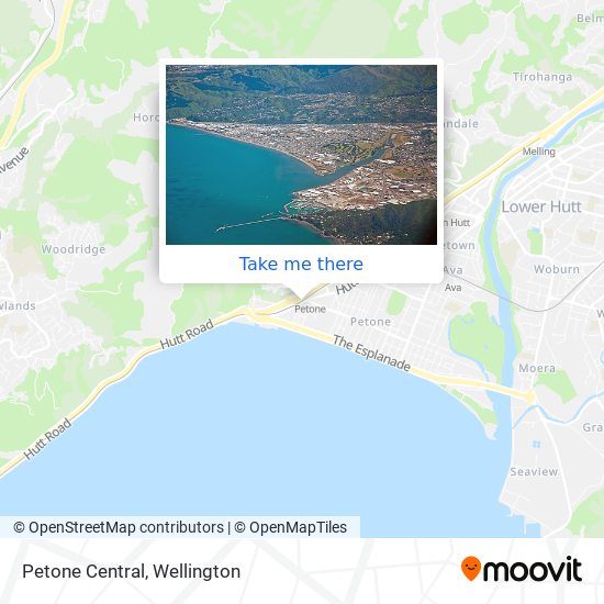 Petone Central map