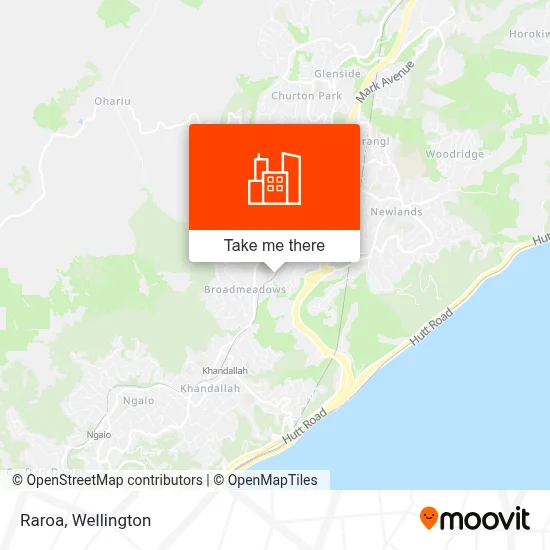 Raroa map