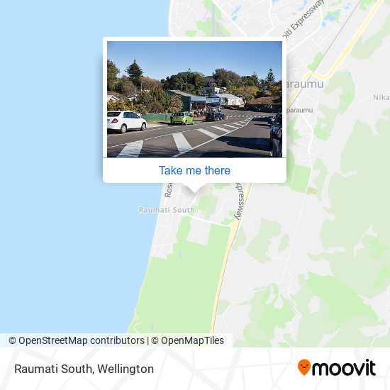 Raumati South map