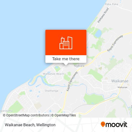 Waikanae Beach地图