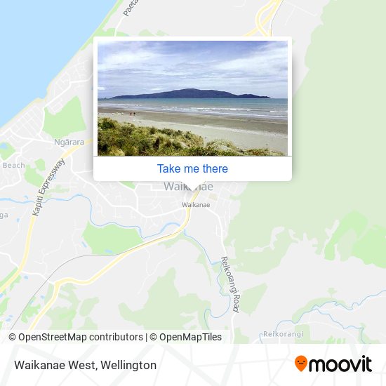 Waikanae West map