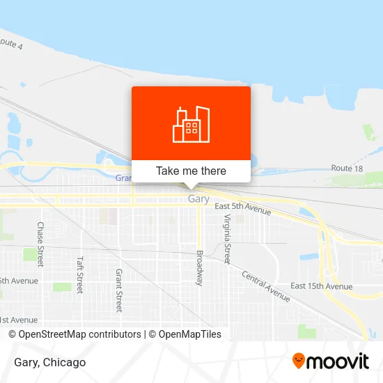 Gary map