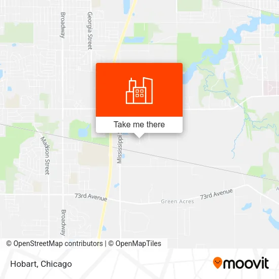 Hobart map