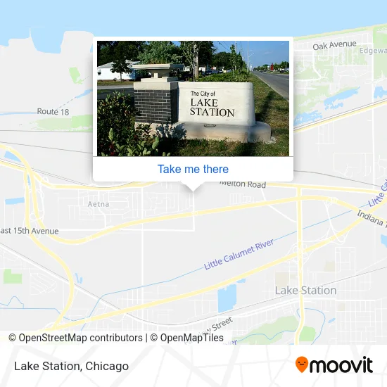 Lake Station map
