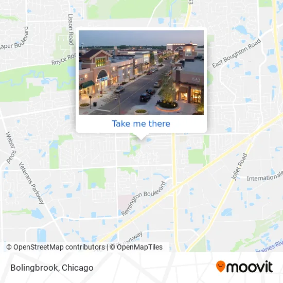 Bolingbrook map