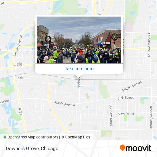 Downers Grove map