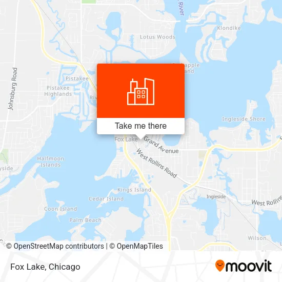 Fox Lake map