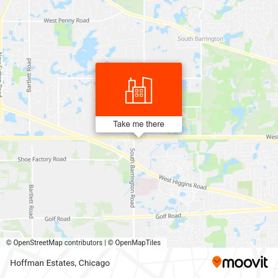 Hoffman Estates map