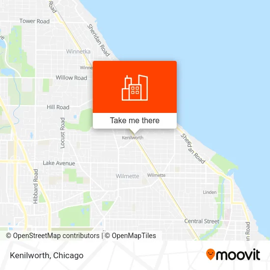 Kenilworth map