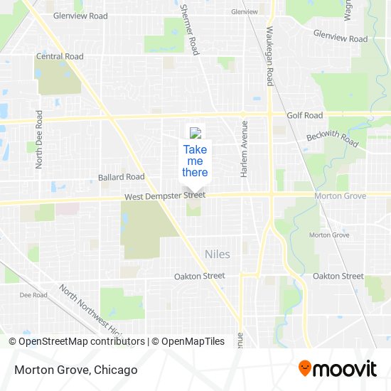 Mapa de Morton Grove