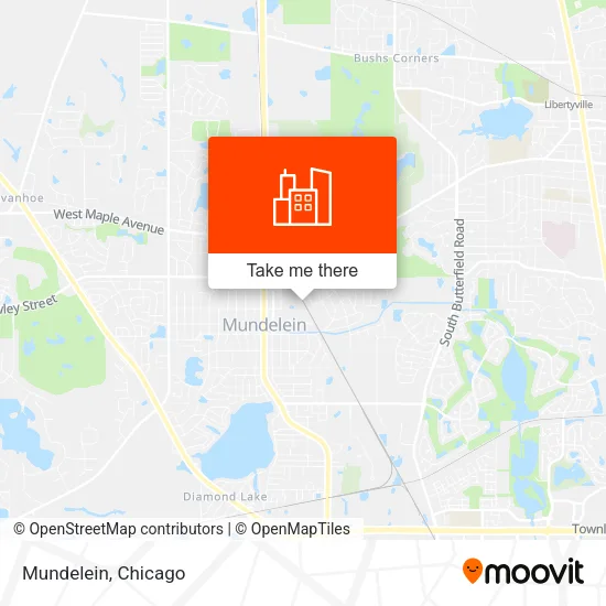 Mundelein map