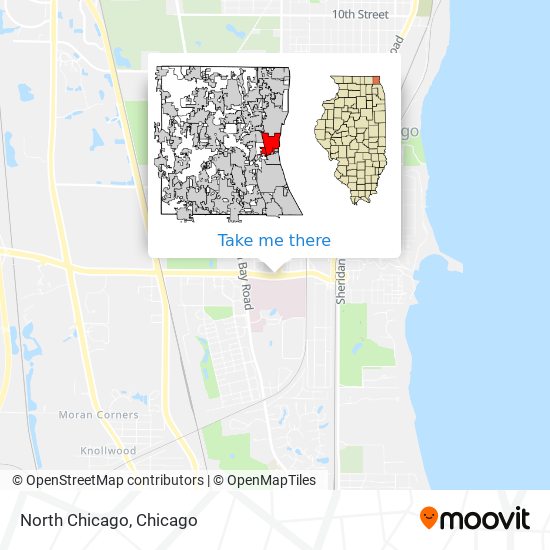Mapa de North Chicago