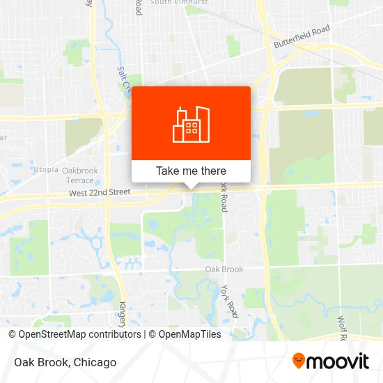 Oak Brook map