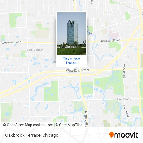 Oakbrook Terrace map