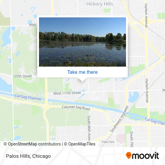Palos Hills map