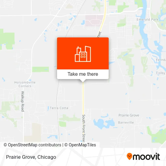 Prairie Grove map