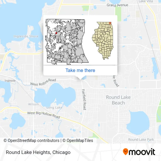 Round Lake Heights map