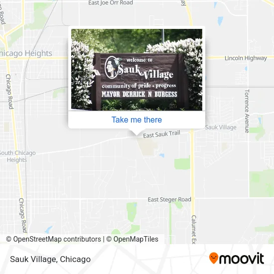 Sauk Village map
