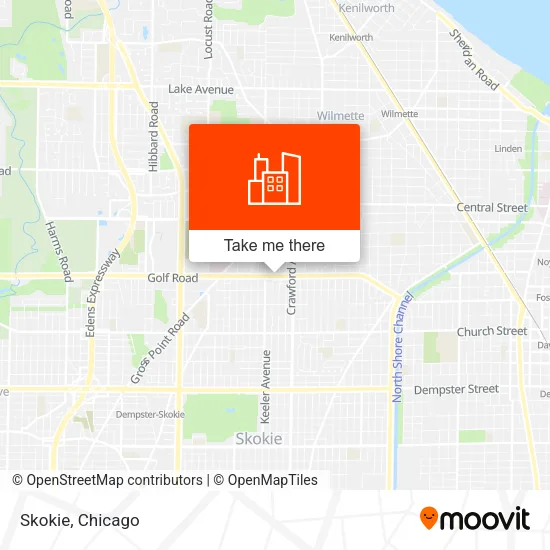 Skokie map