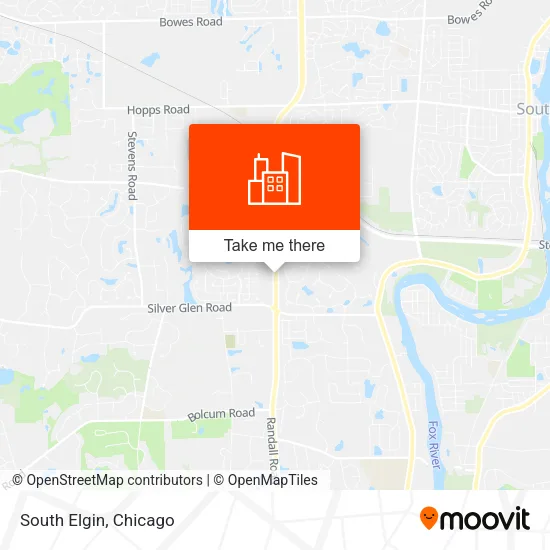 South Elgin map